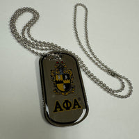 Alpha Reversible Dog Tag Necklace