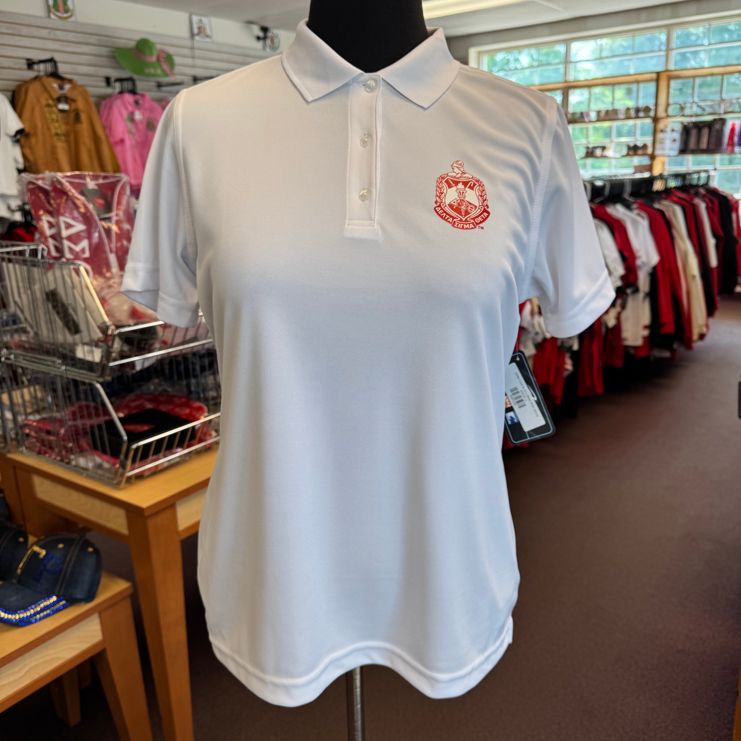 Delta Cool & Dry Mesh Polo White