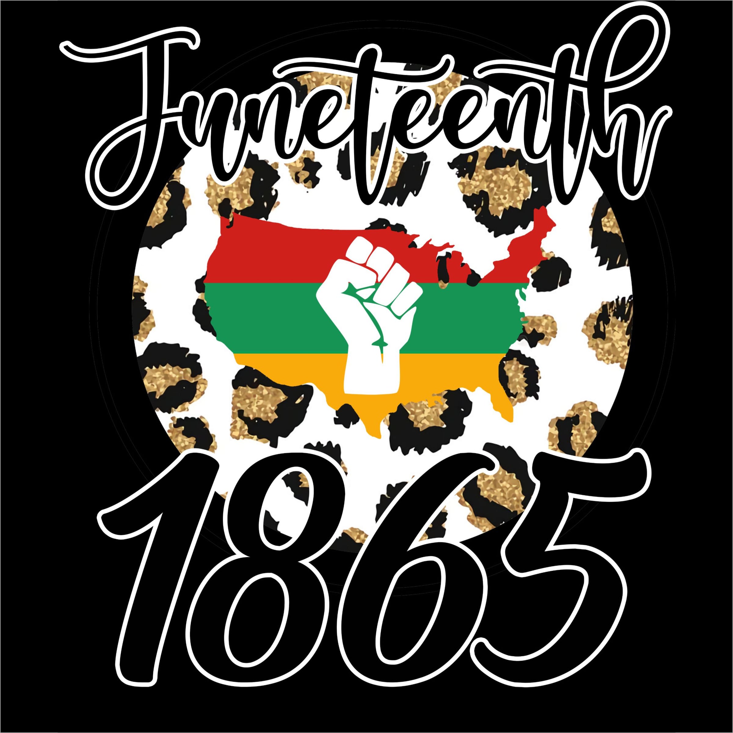 Juneteenth 1865 Ladies Fit T-shirt