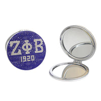 Zeta Blue Bling Mirror Compact