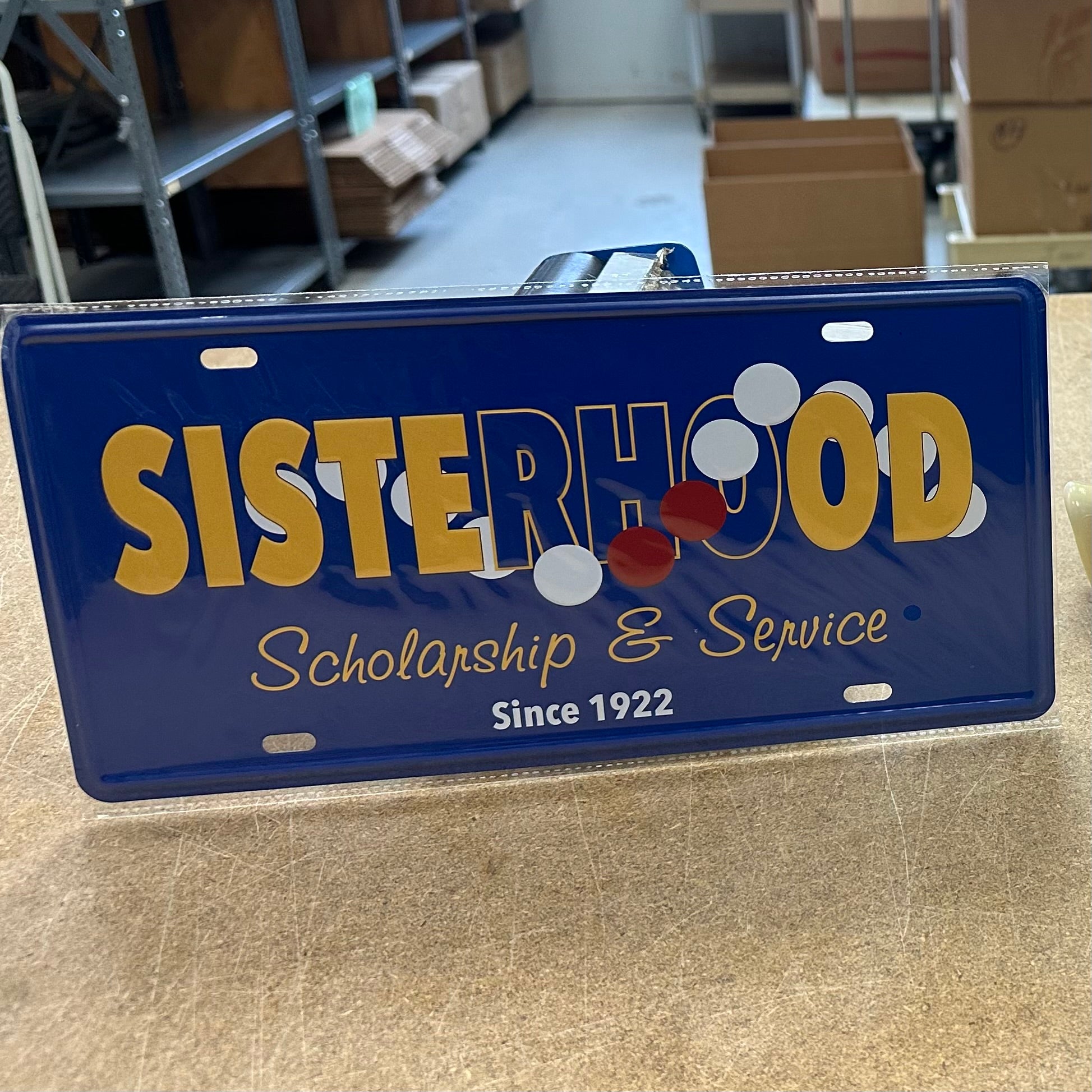 SGRho Tin License Plate