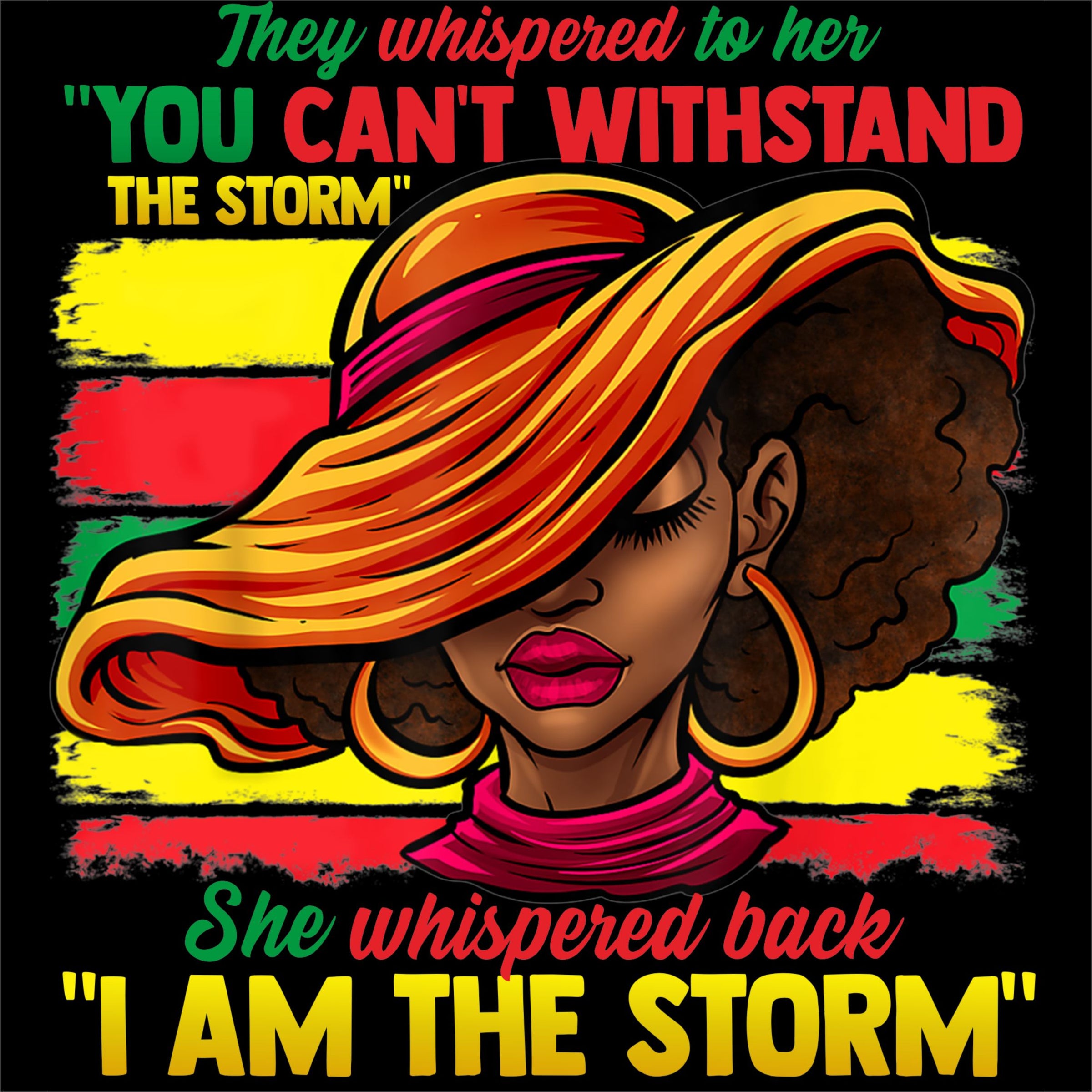 I am the Storm Ladies Fit T-shirt