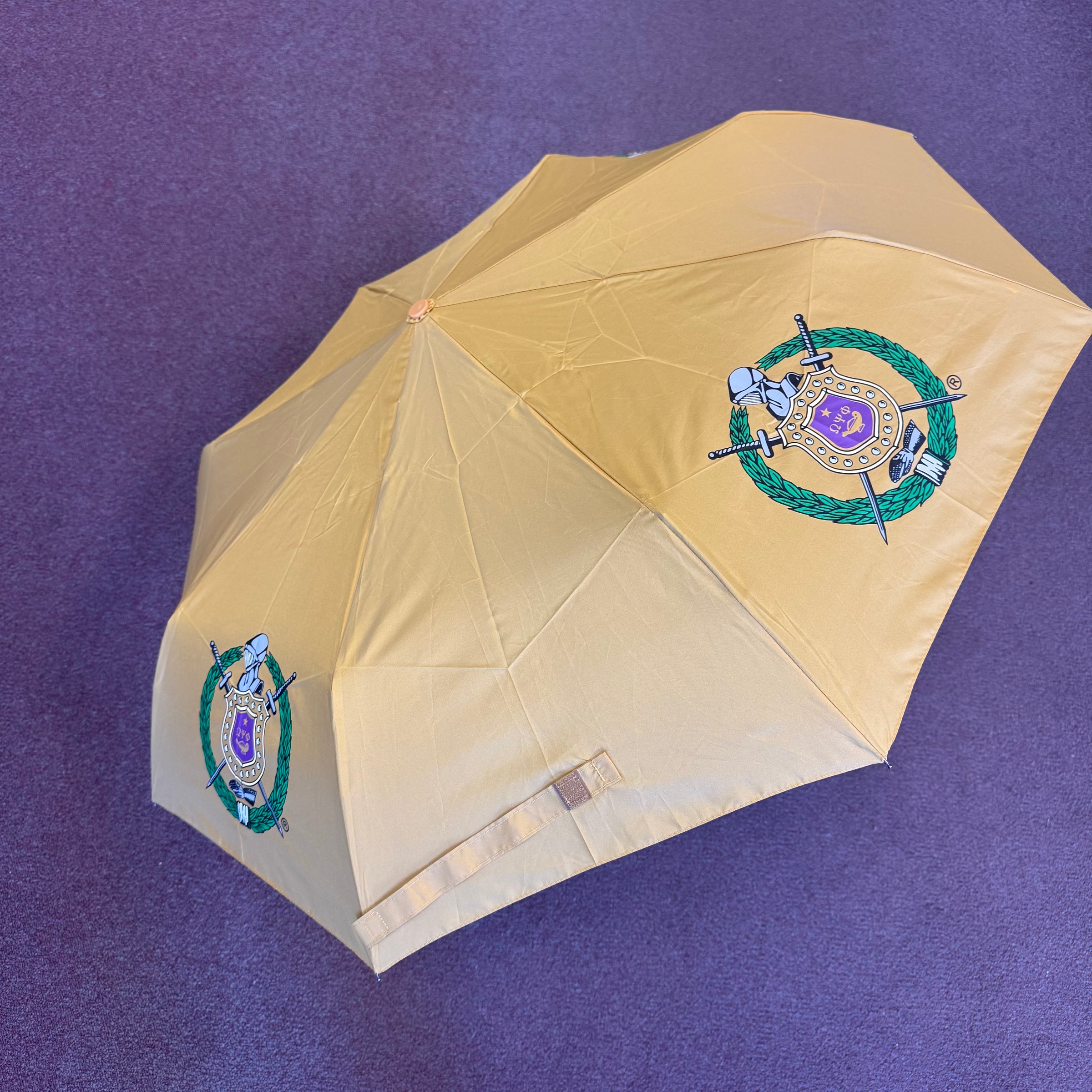 Omega Mini Hurricane Umbrella Old Gold