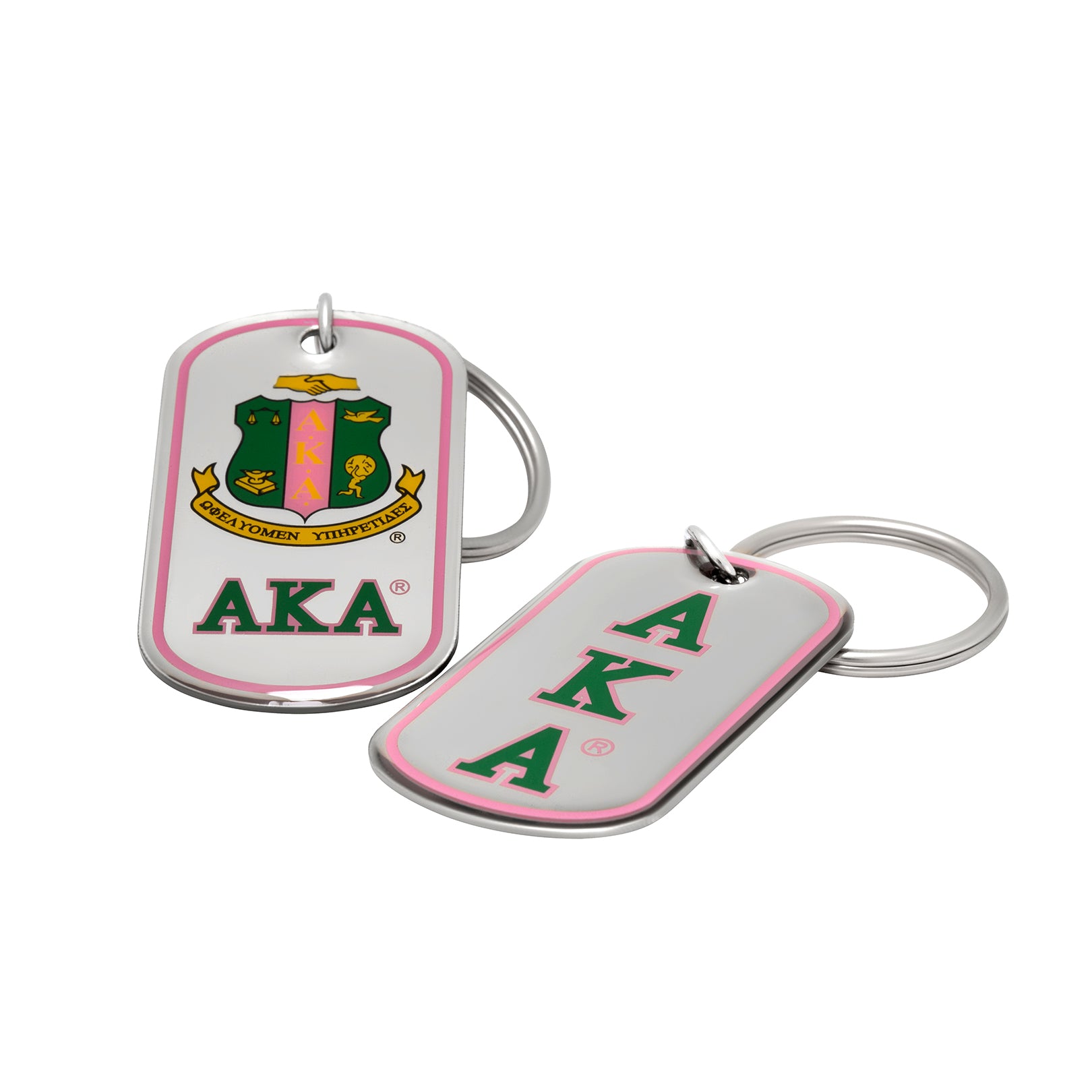 AKA Reversible Dog Tag Key Chain