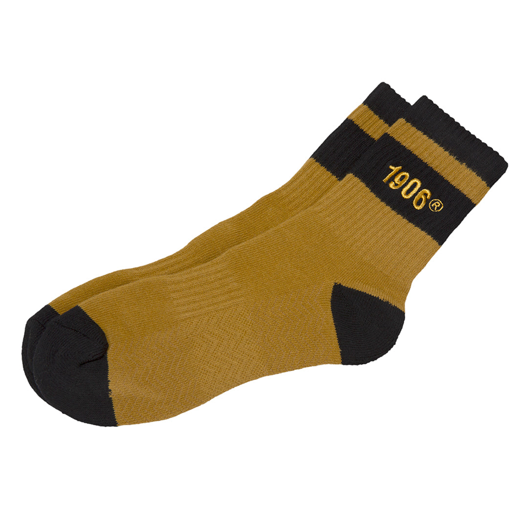Alpha Quarter Socks Old Gold
