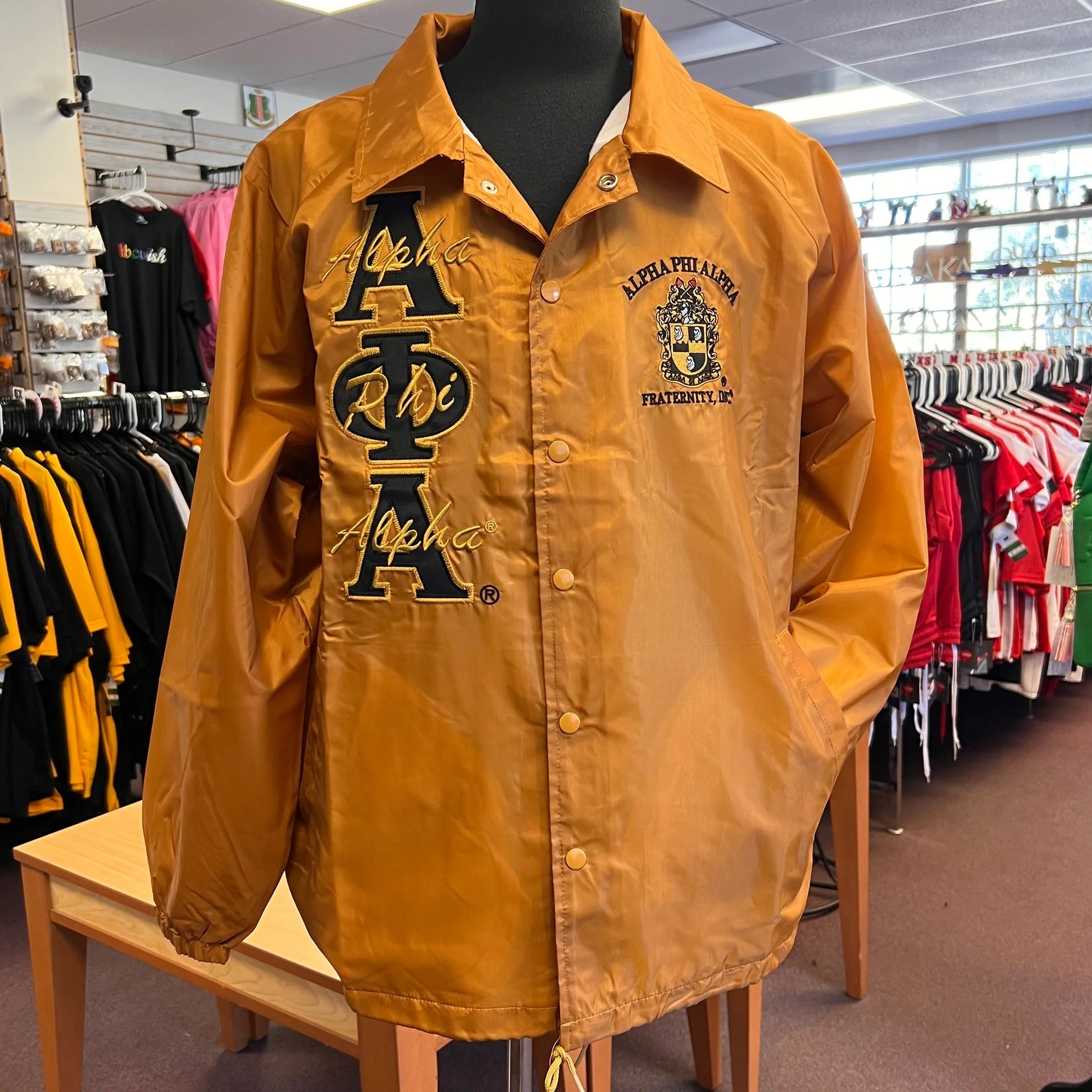 Alpha - Gold Line Jacket (Customize Labor Only)