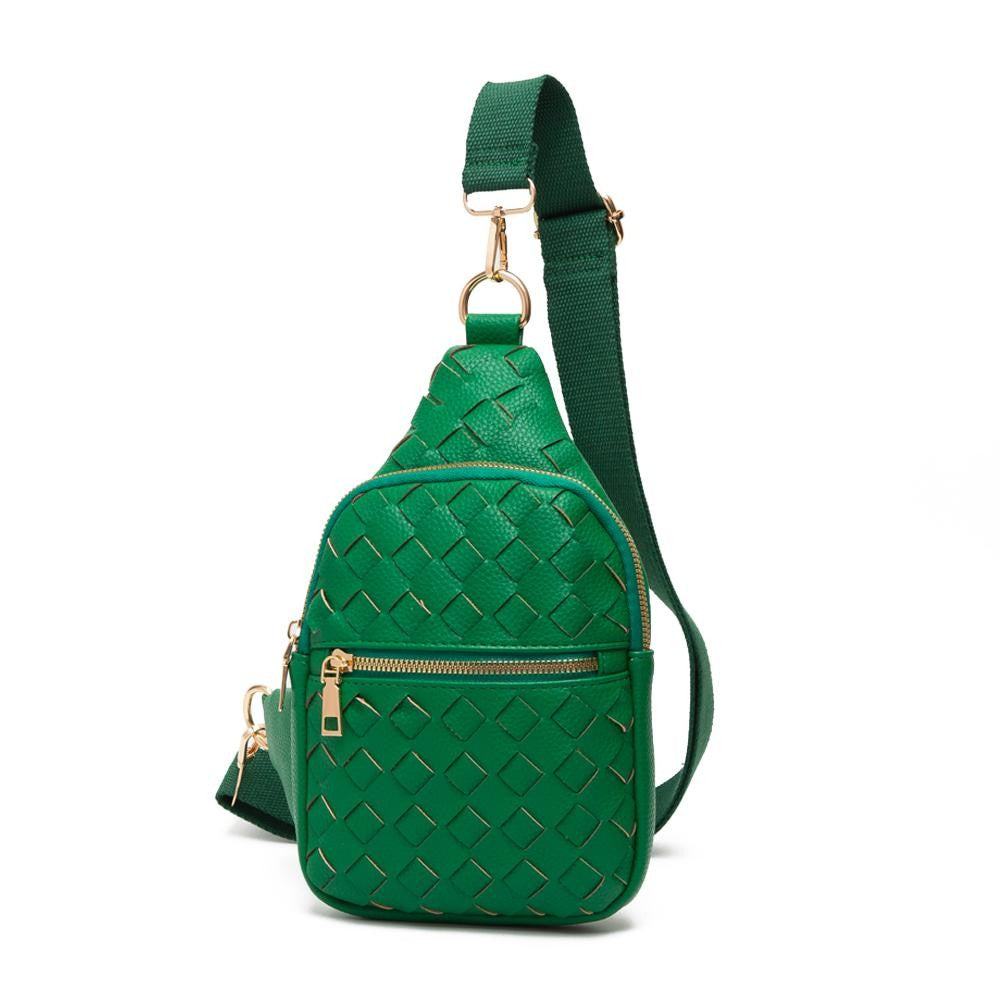 Green sling fashion bags