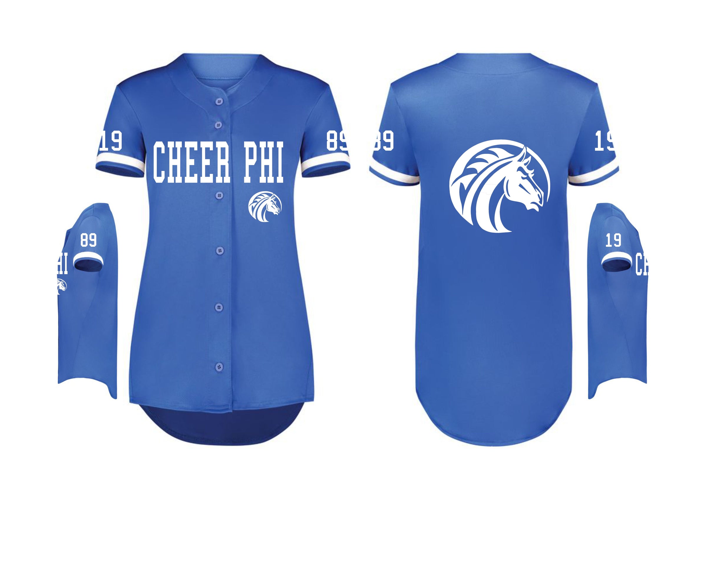 Cheer Phi 2025 Homecoming Softball Jersey