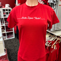 Delta Red T-shirt and Short Set