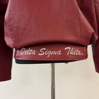 Delta Crimson Cream Faux Leather Jacket
