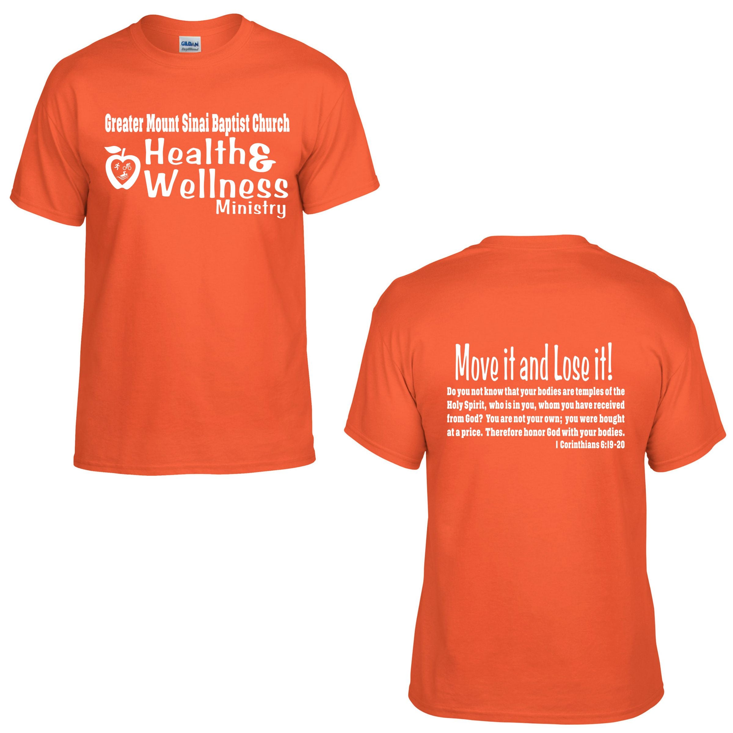 GMSBC T-shirt Orange