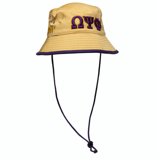 Omega Novelty Bucket Hat Gold