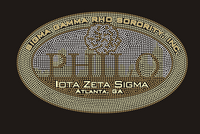 SGRho Iota Zeta Sigma "Philos" Bling T-shirt