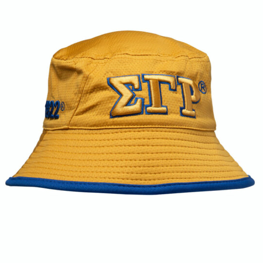 SGRho Headwear Novelty Bucket Hat Gold