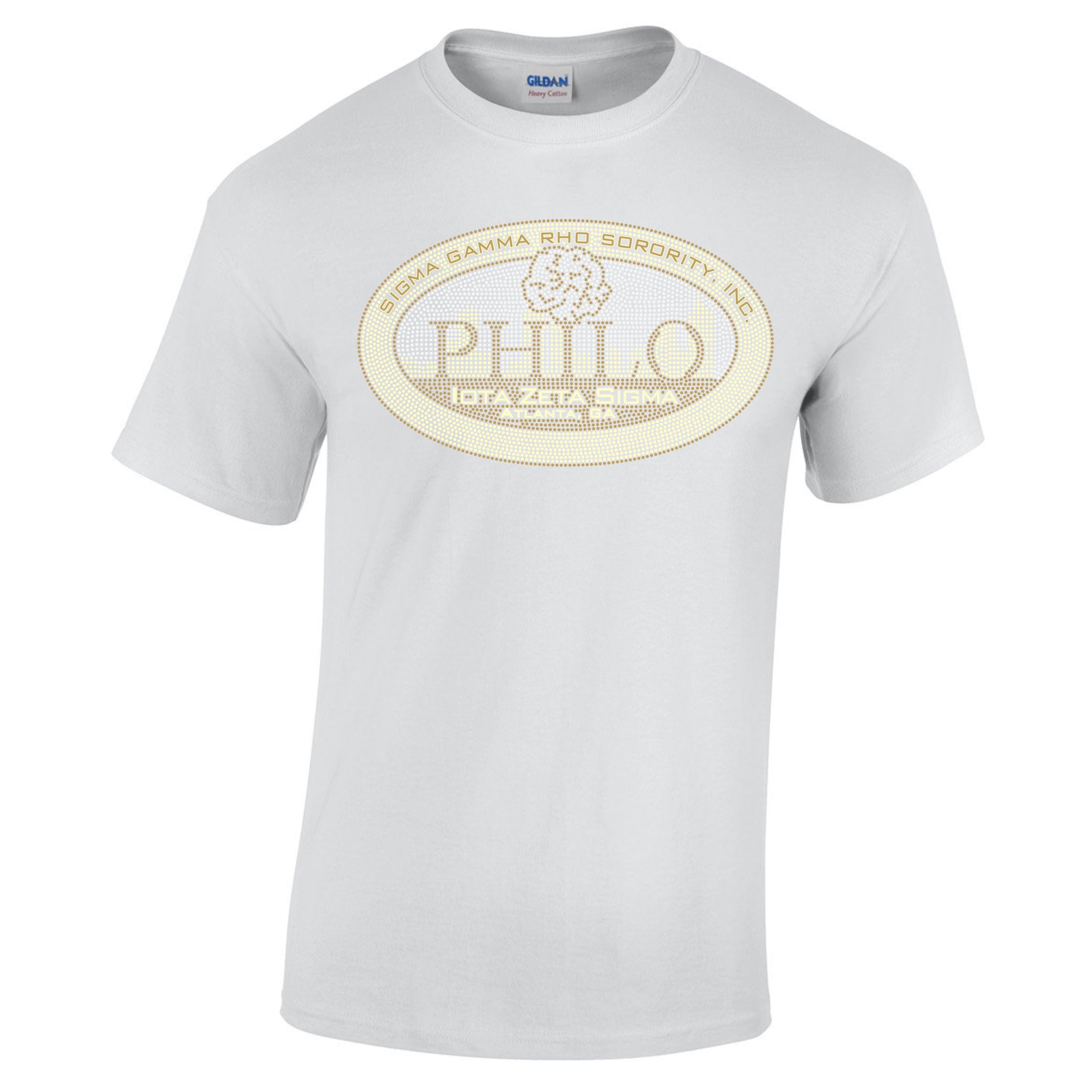 SGRho Iota Zeta Sigma "Philos" Bling T-shirt