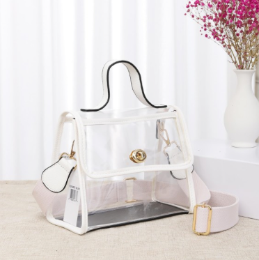 Clear white bag sales