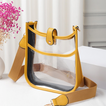 Clear Cross Body Bag Hot Gold