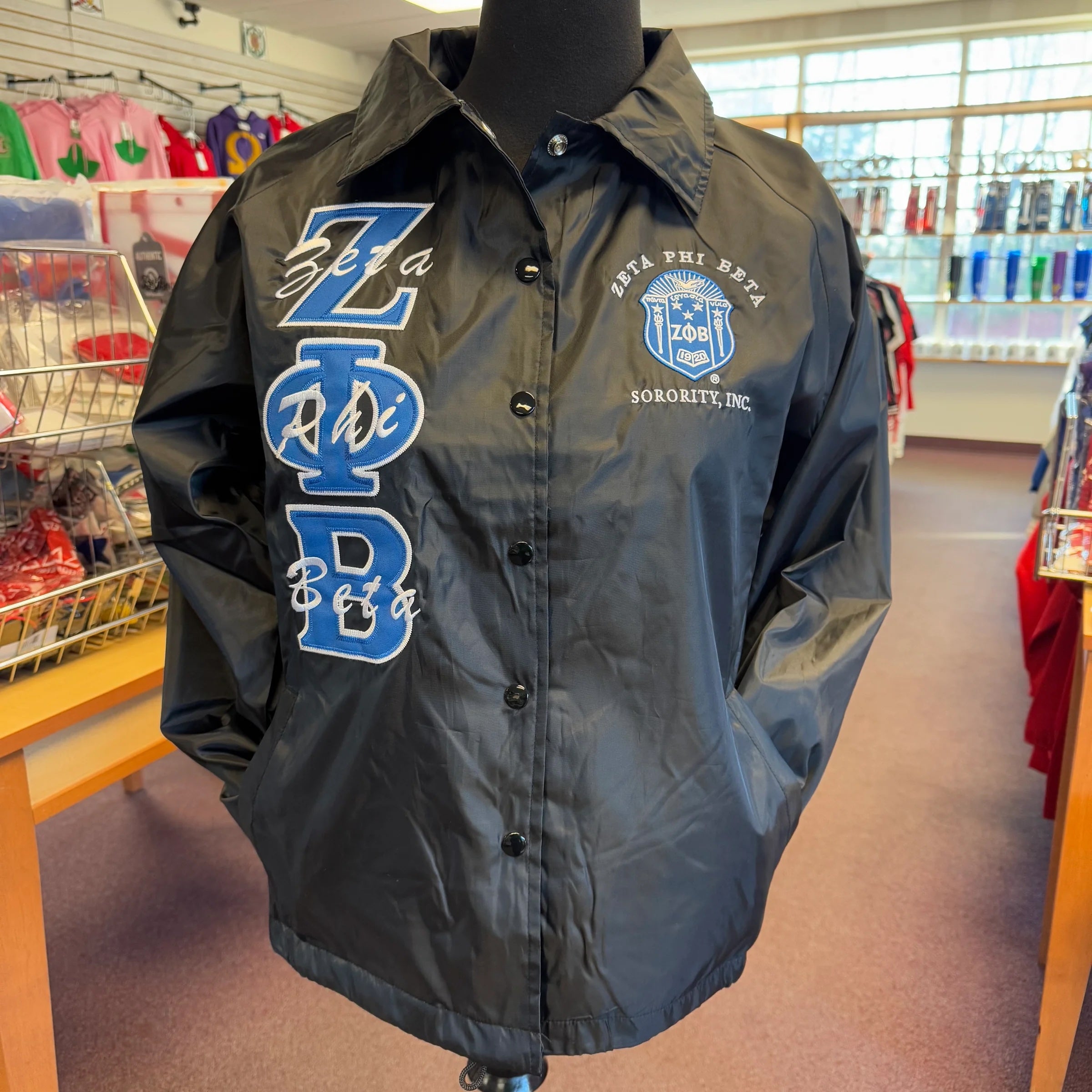 Zeta - Black Line Jacket (Customize Labor Only)