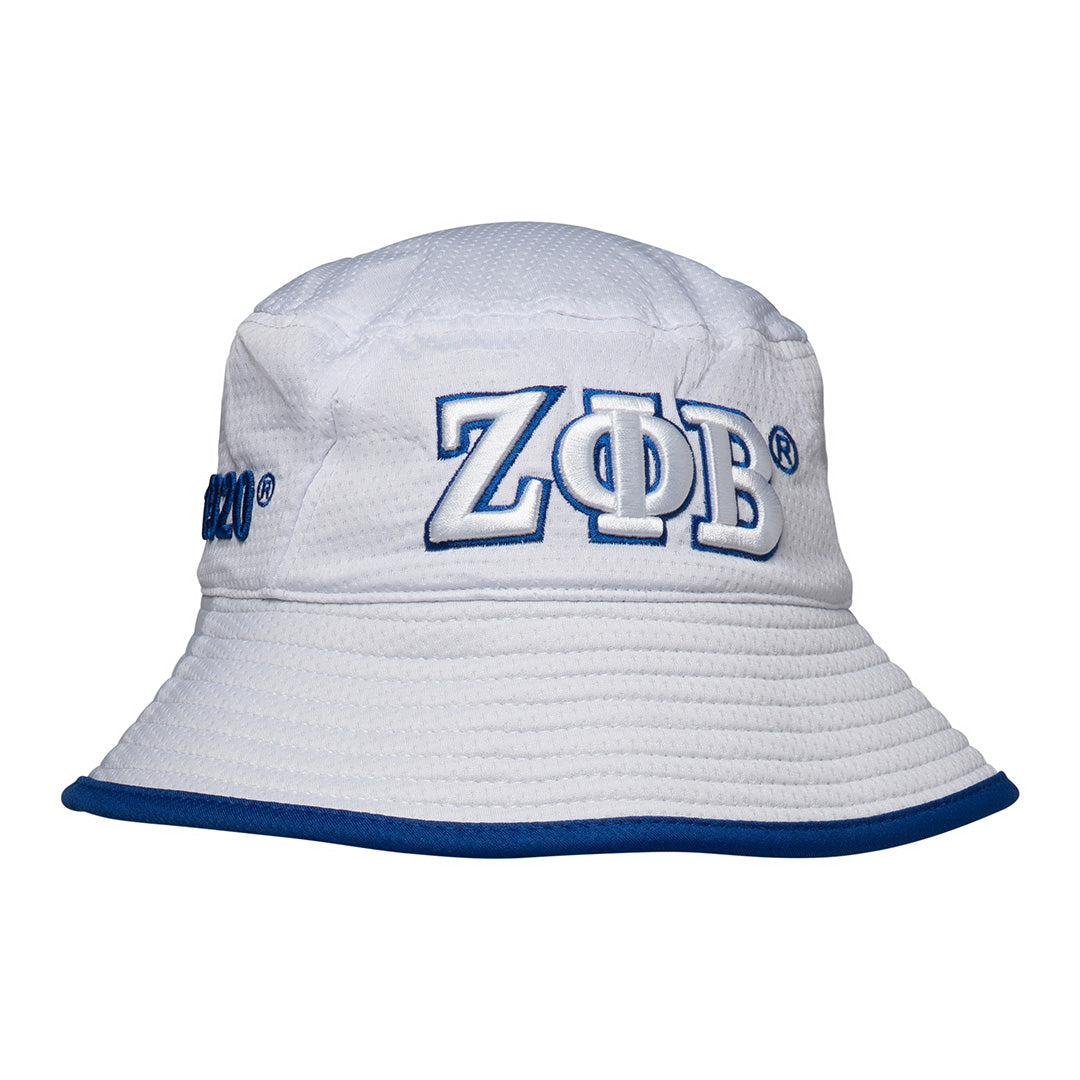 Zeta Headwear Novelty Bucket Hat White