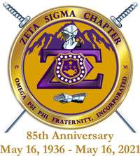 Omega Zeta Sigma Chapter 85th Anniversary Polo
