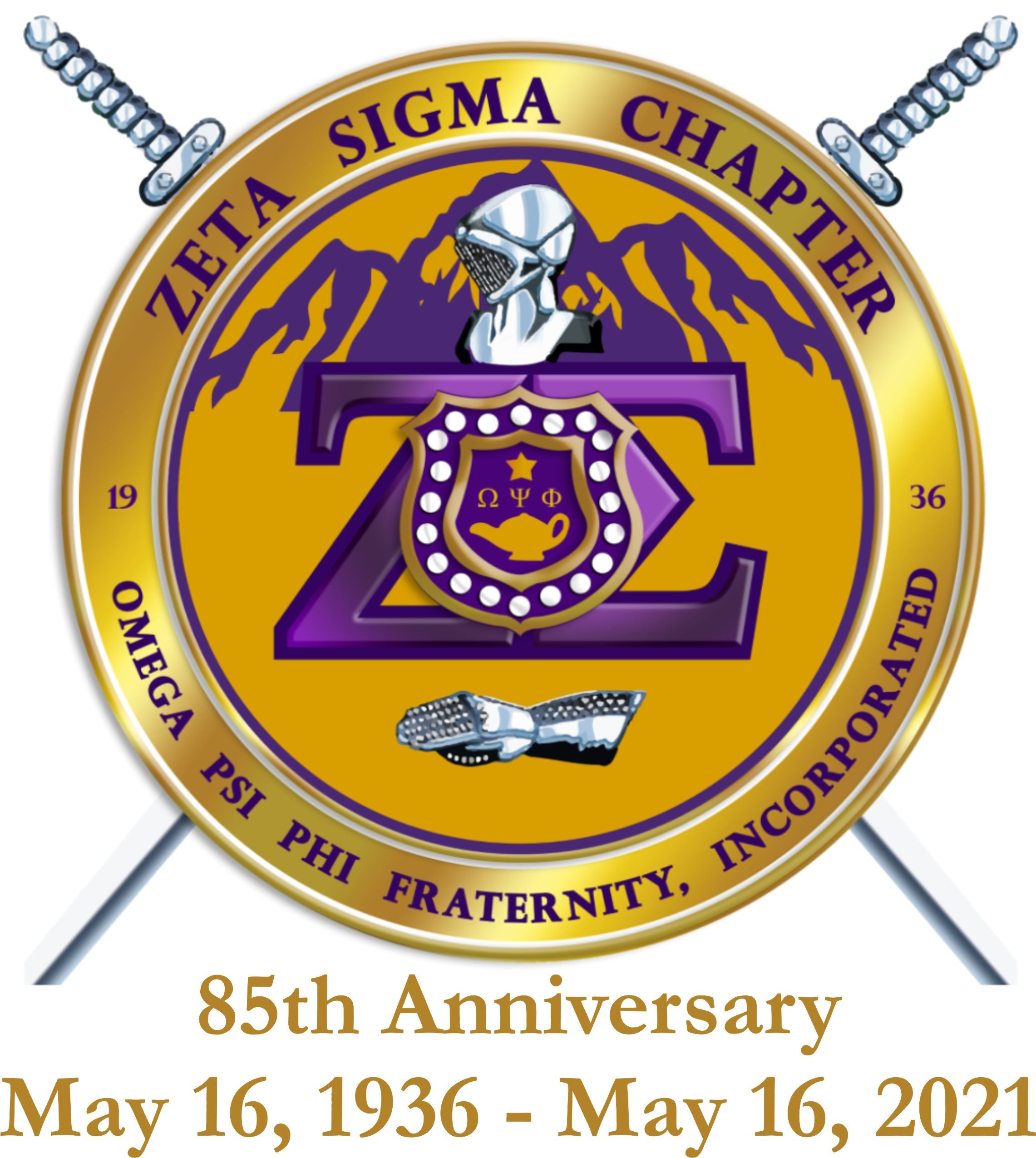 Omega Zeta Sigma Chapter 85th Anniversary Polo