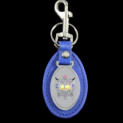 SGRho Key Chain Leather Fob