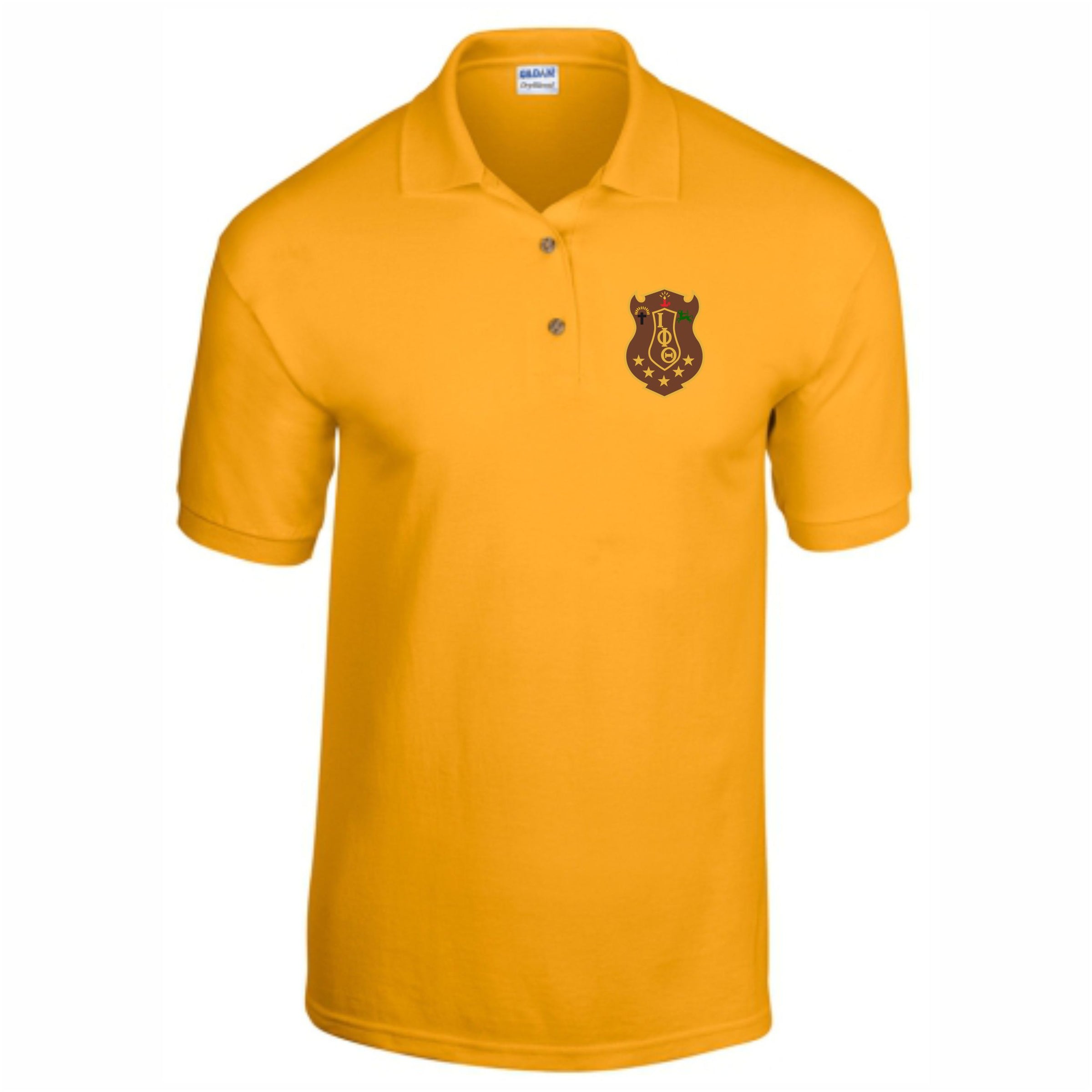 Iota Shield Gold Polo