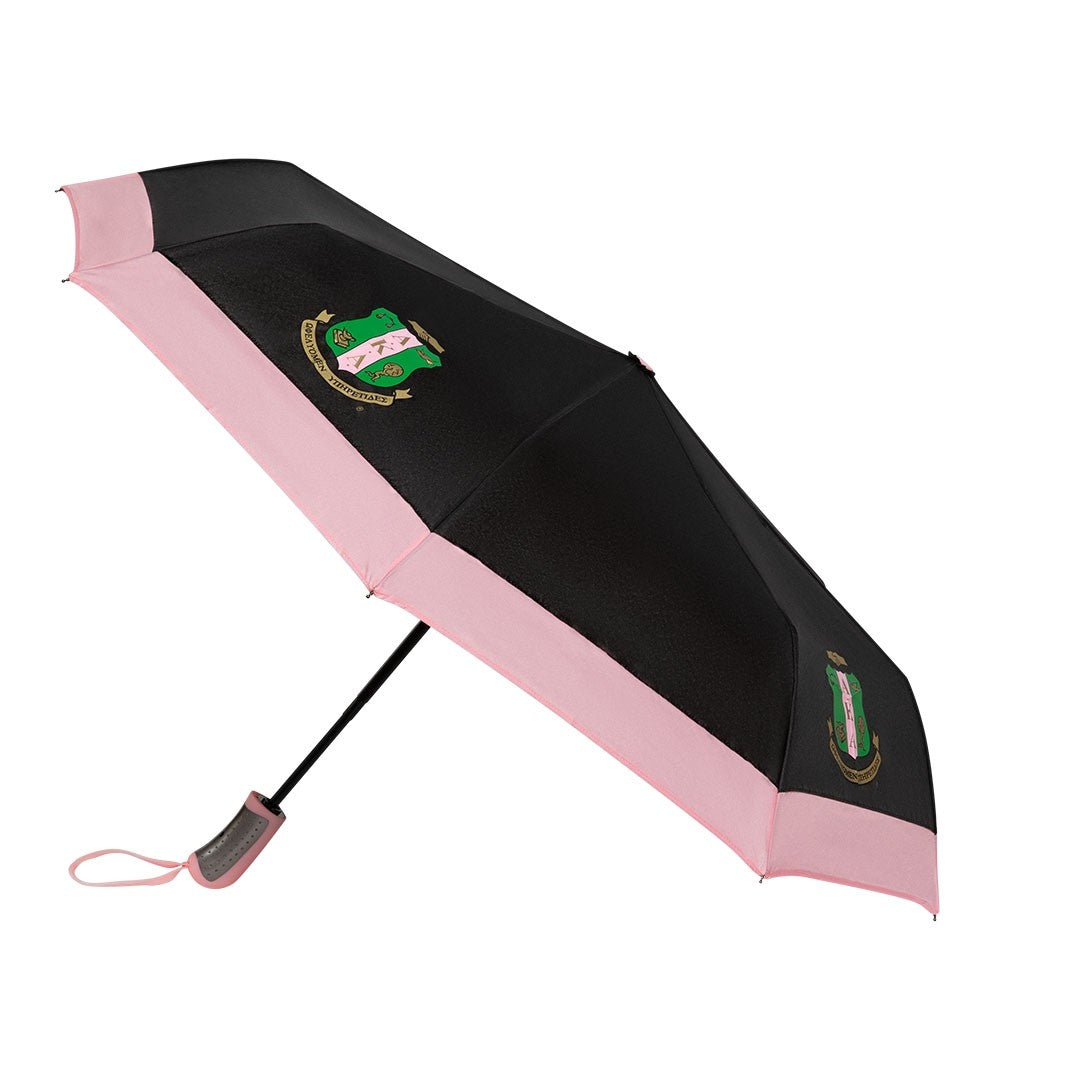 AKA Mini Hurricane Umbrella Pink & Black
