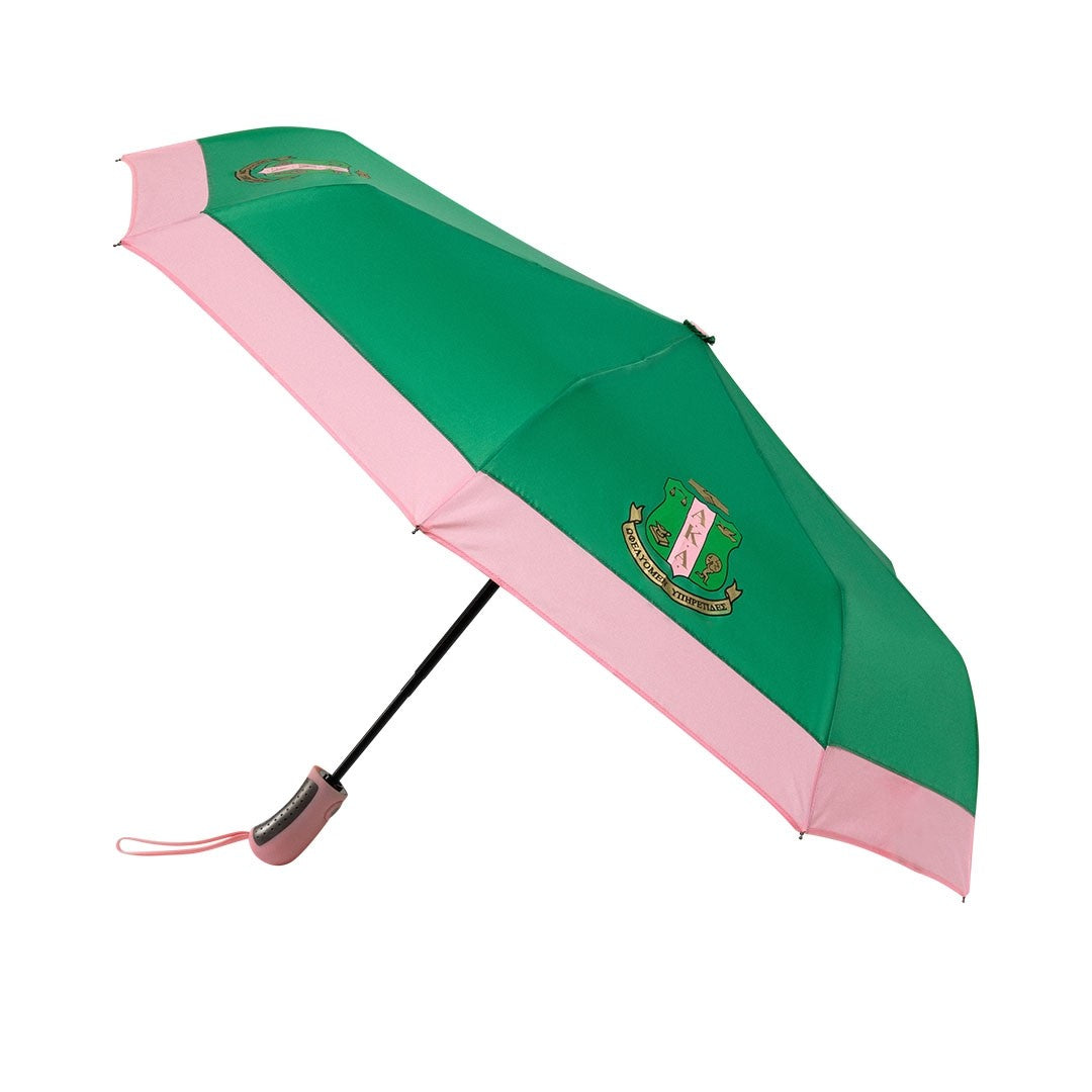 AKA Mini Hurricane Umbrella Pink & Green
