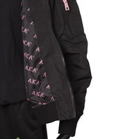 AKA Satin Bomber Jacket