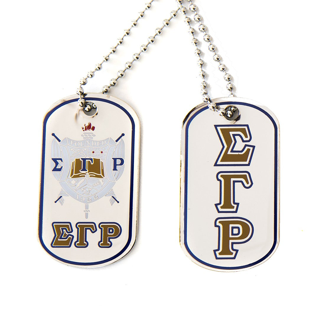 SGRho Reversible Dog Tag Necklace