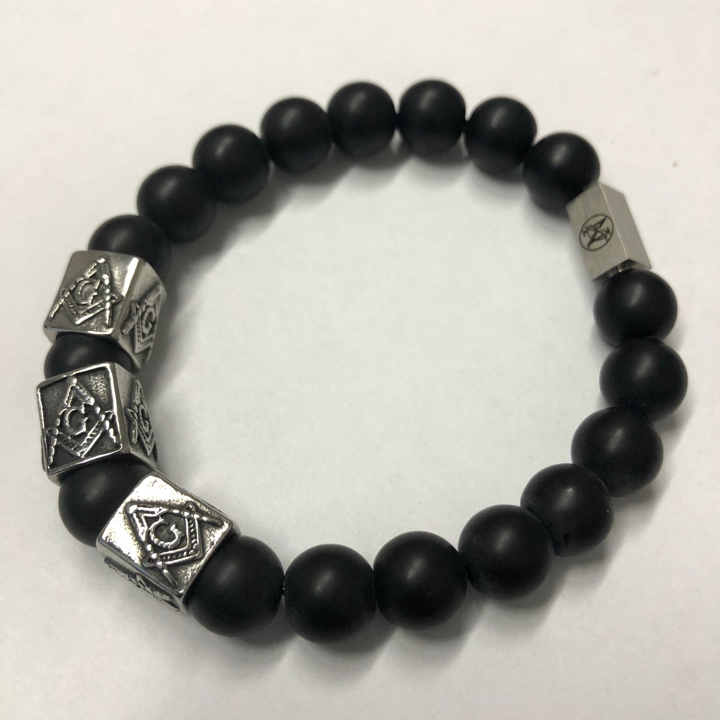 Mason Genuine Onyx Stones Bracelets
