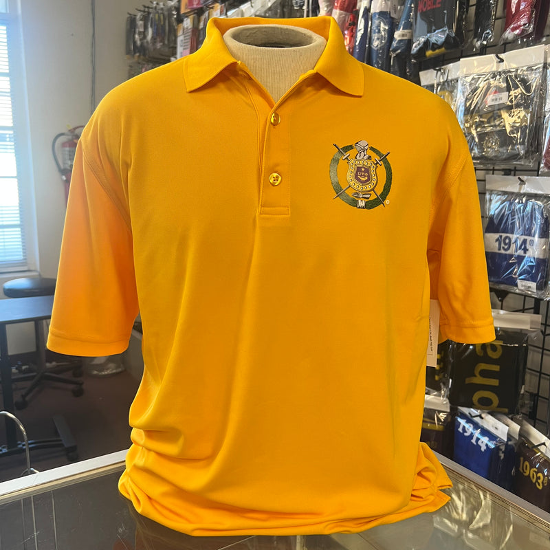 Omega Cool & Dry Mesh Polo Gold