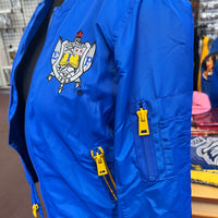 SGRho Satin Bomber Jacket
