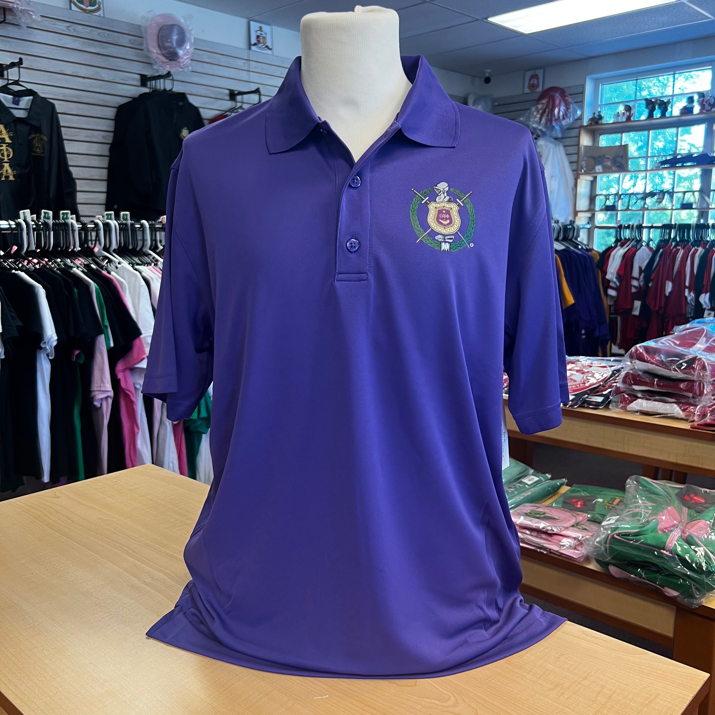 Omega Cool & Dry Mesh Polo Purple