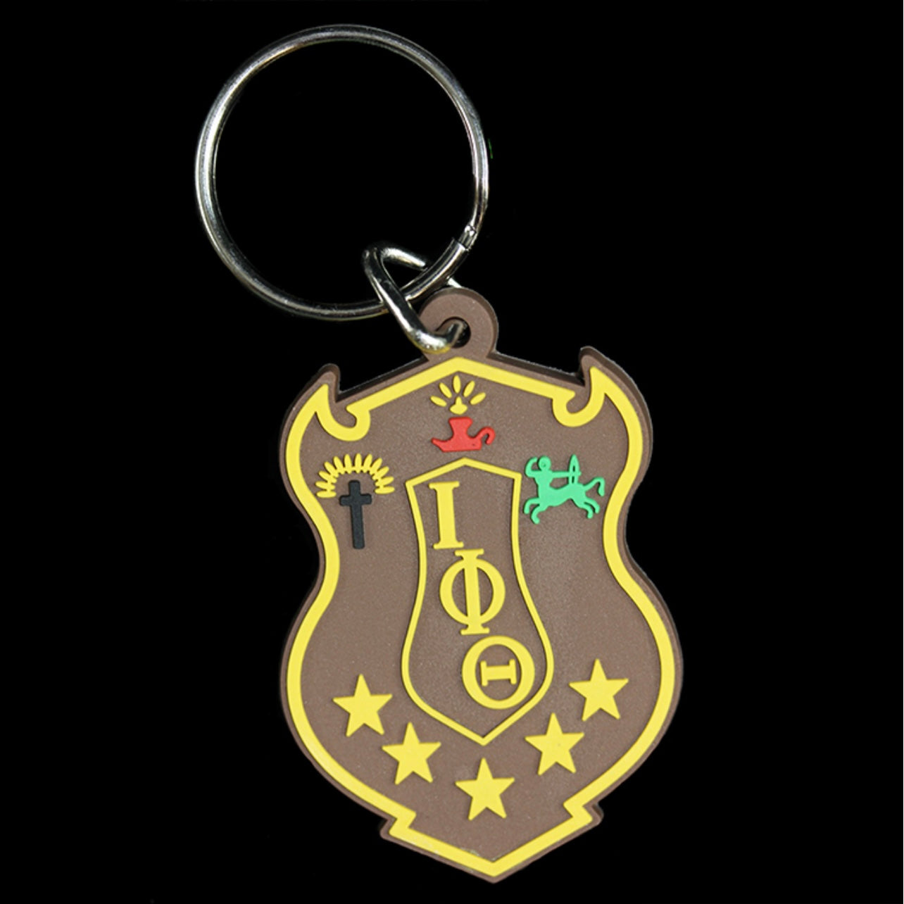 Iota Shield PVC Key Chain