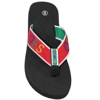 OES Flip Flops with Satin Shoe Bag