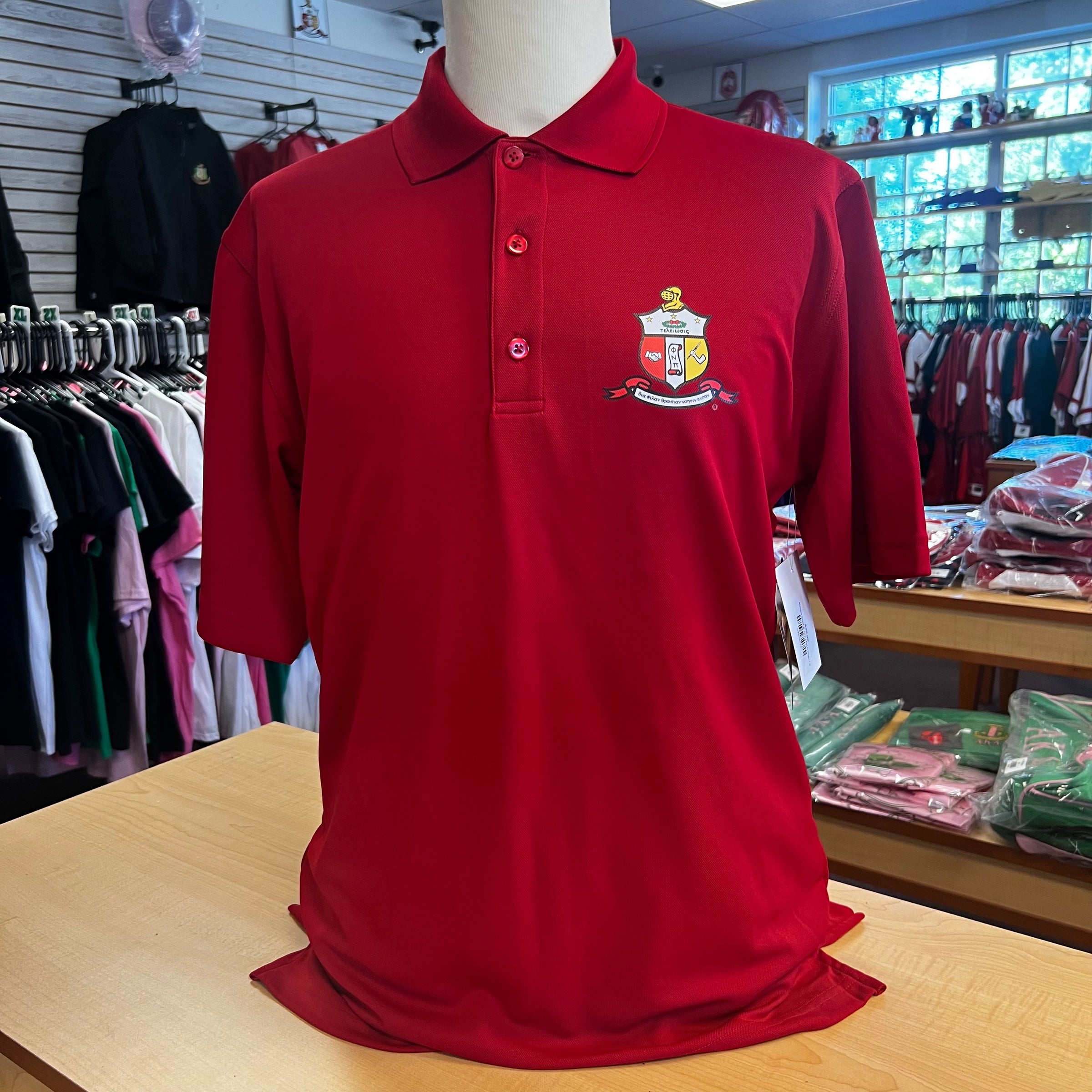 Kappa Cool & Dry Mesh Polo Red