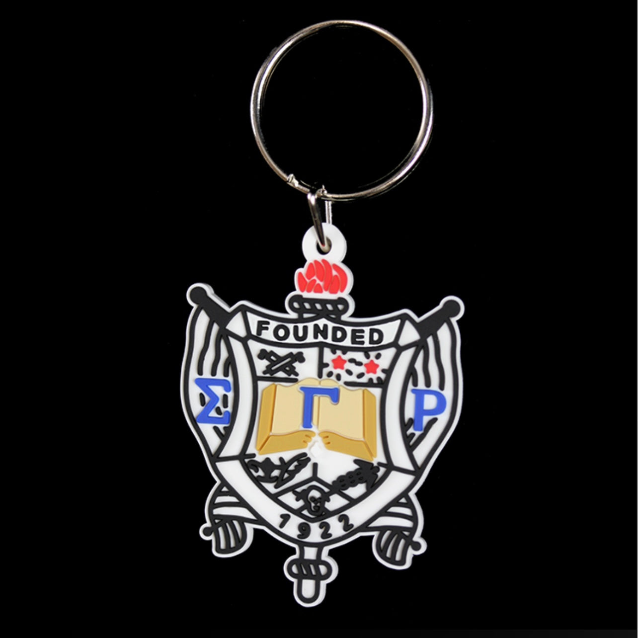 SGRho Key Chain PVC Shield