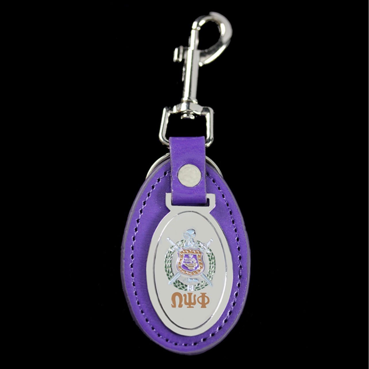Omega Leather Fob Key Chain