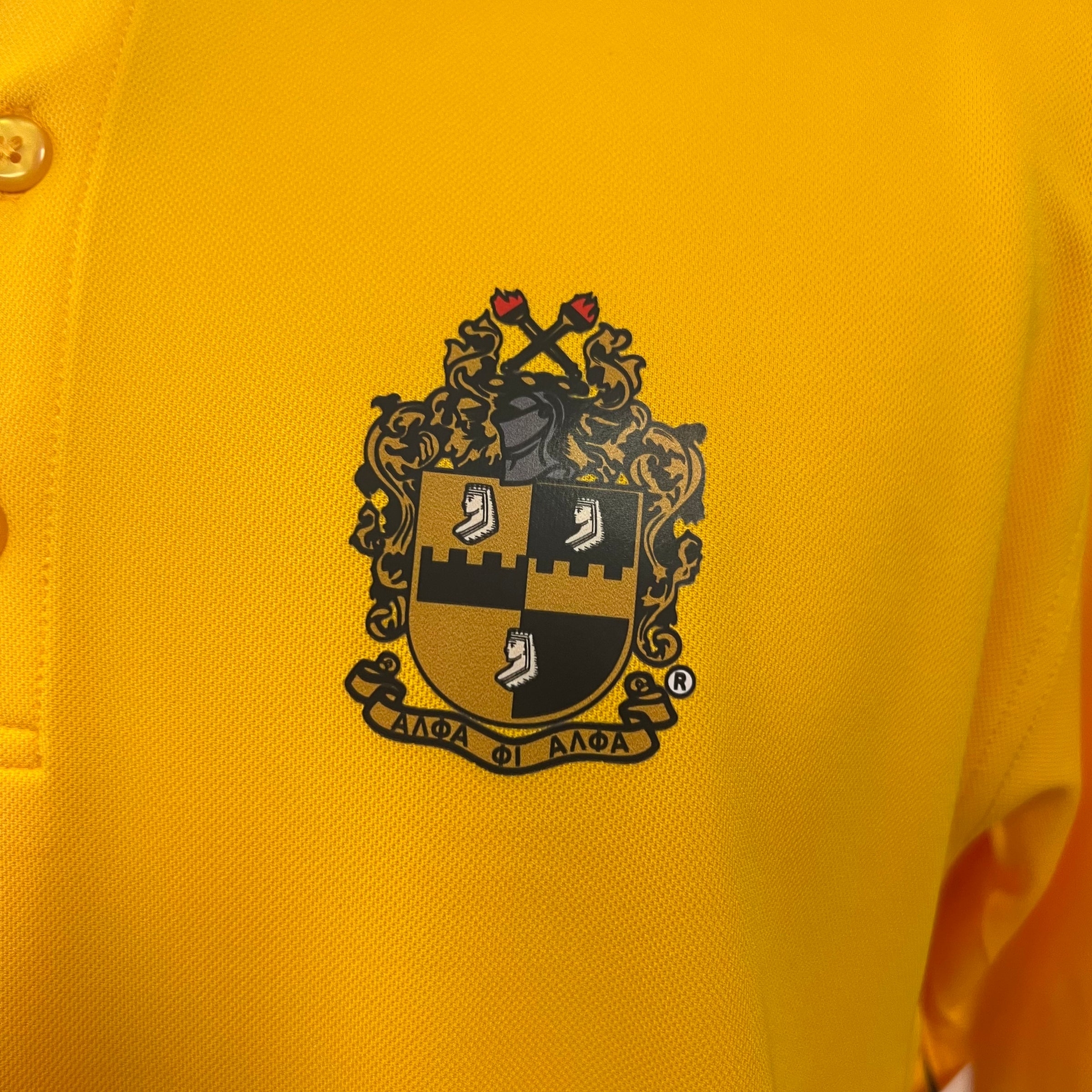 Alpha Cool & Dry Mesh Polo Gold