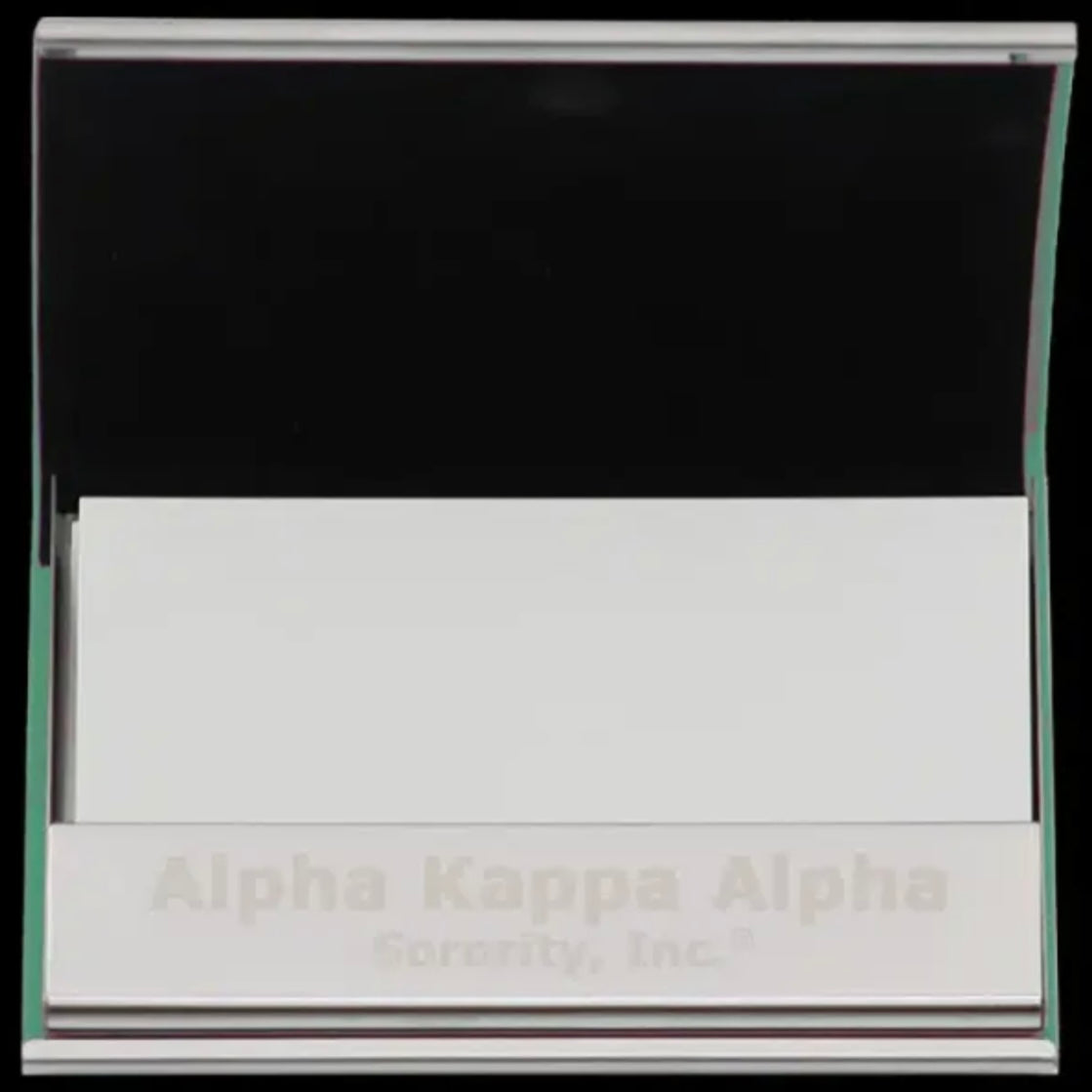 AKA Business Card Holder Green
