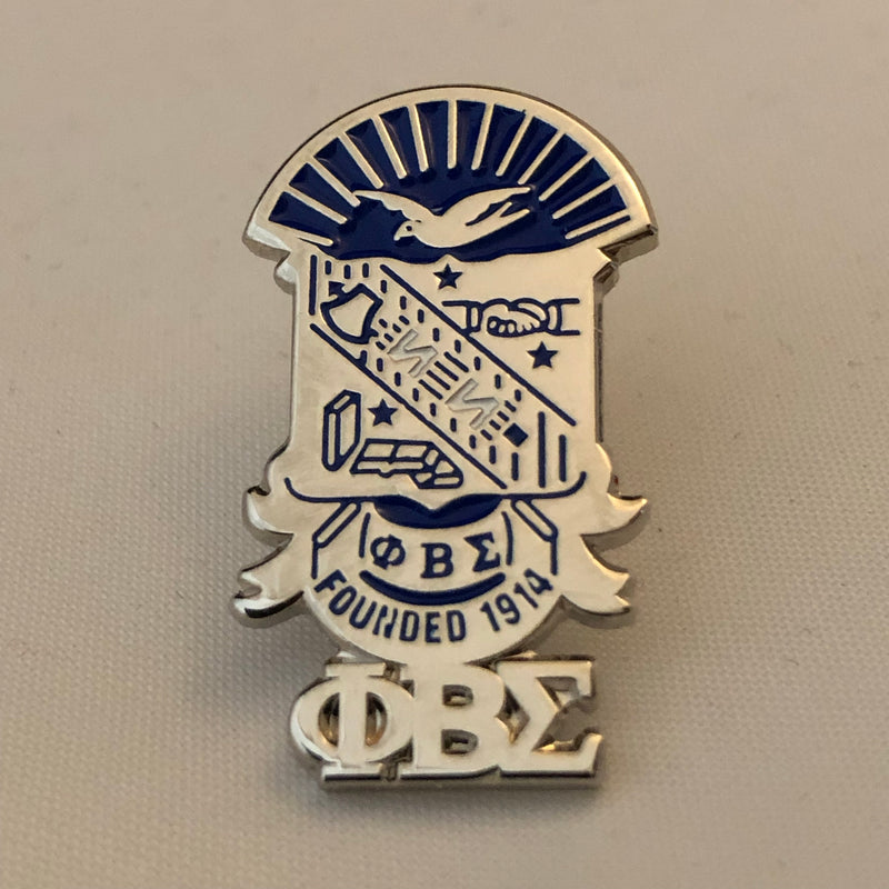 Sigma 3D Color Shield Pin with Letters