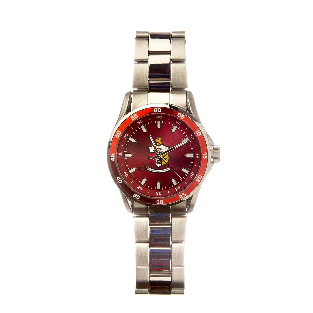 Kappa Steel Watch with Shield