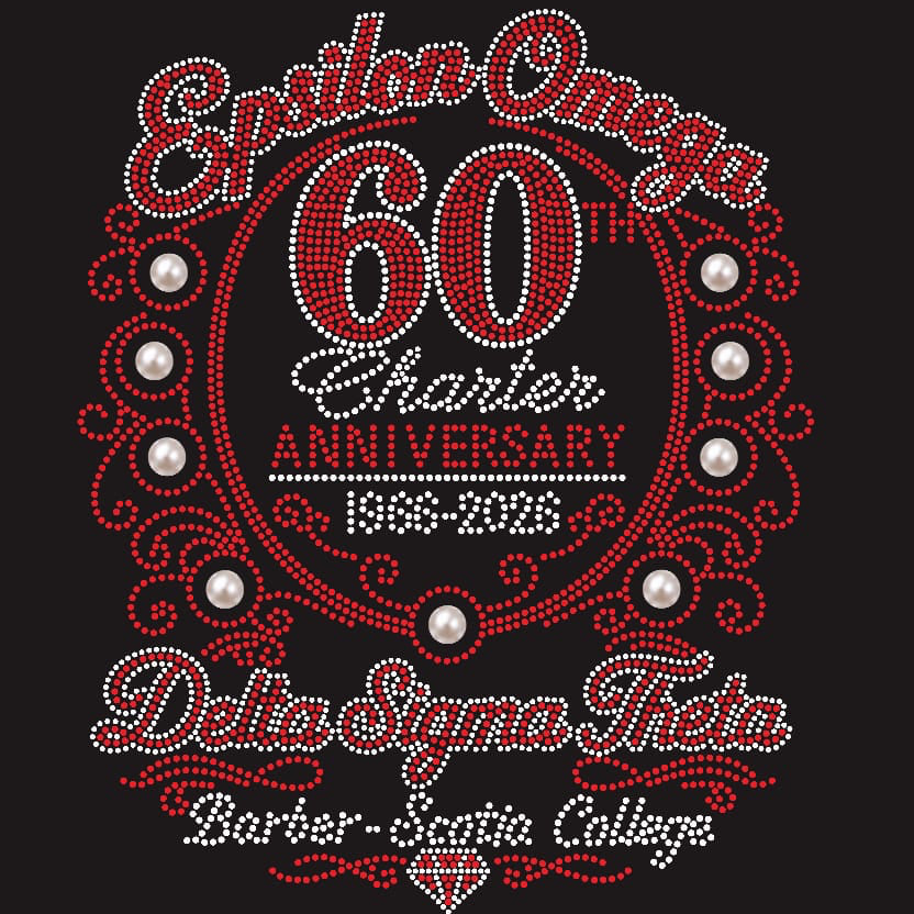 Delta - Epsilon Omega 60th Charter Anniversary T-shirt