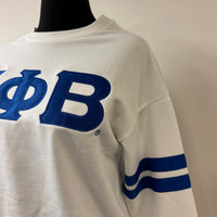Zeta Stripe Sleeve Sweatshirt