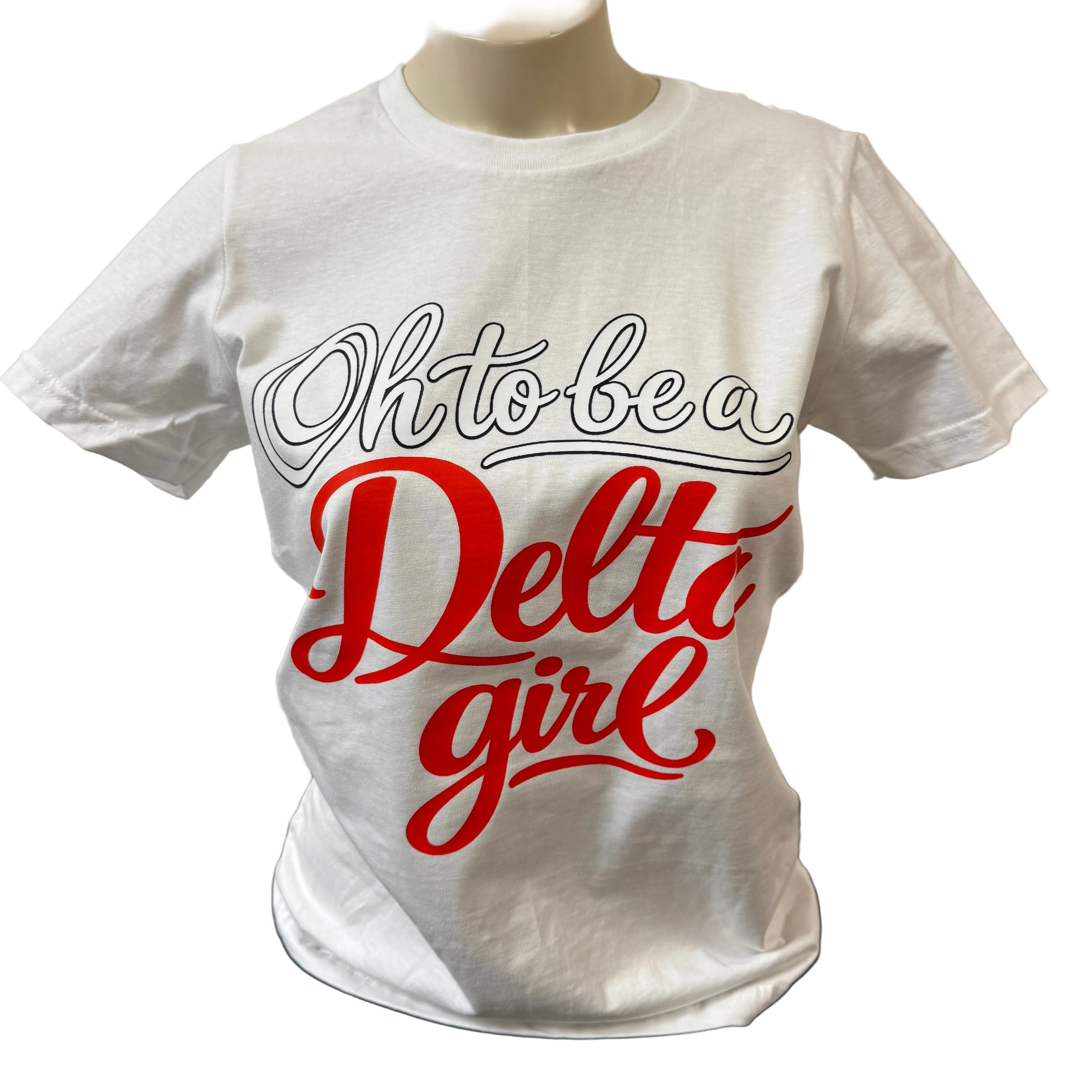 Delta Oh to be White T-shirt