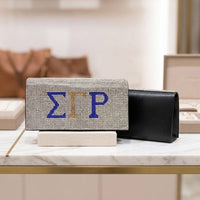 SGRho Rhinestone Flap Snap Clutch Bag