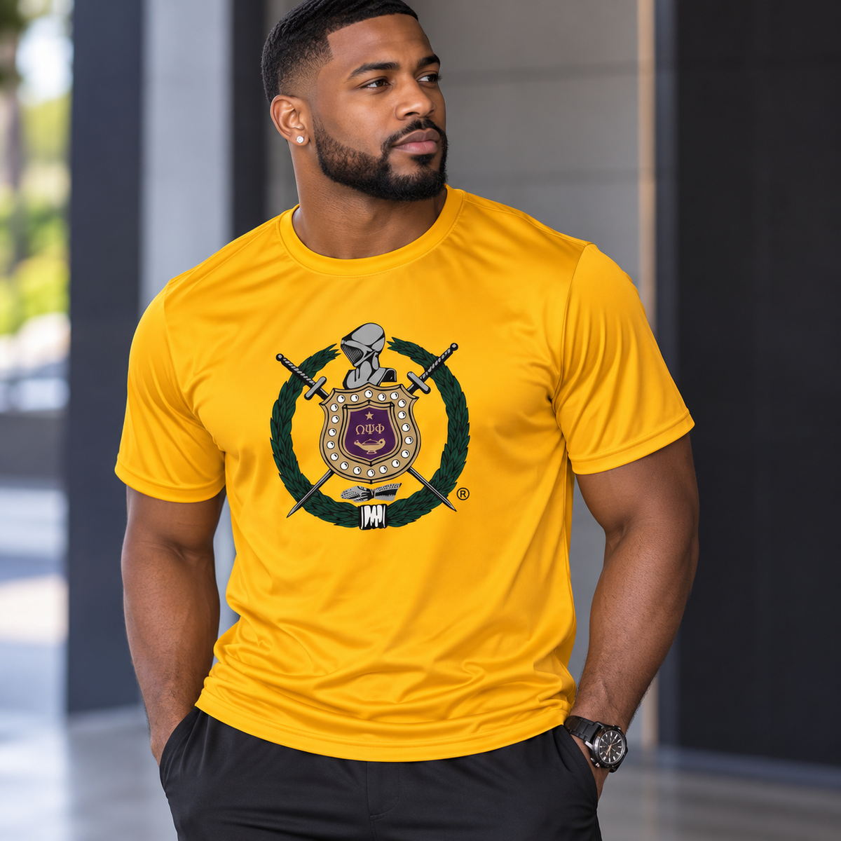 Omega Shield Performance Shirt Gold