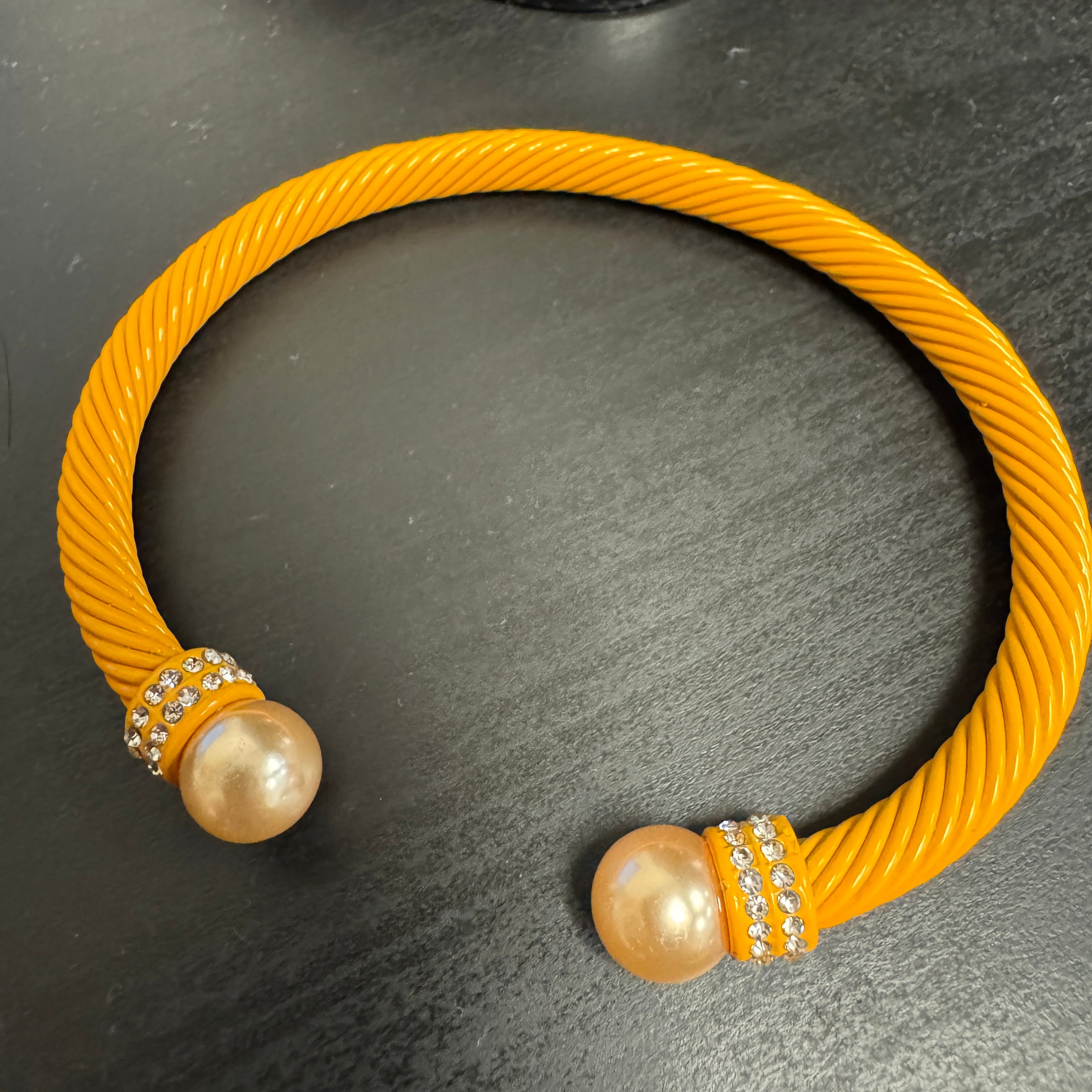 Gold Cable Bangle